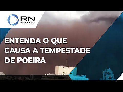 Saiba o que causa a tempestade de poeira que assustou moradores no interior de SP