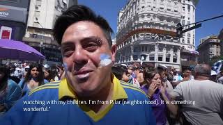 Argentines erupt in joy after epic World Cup final