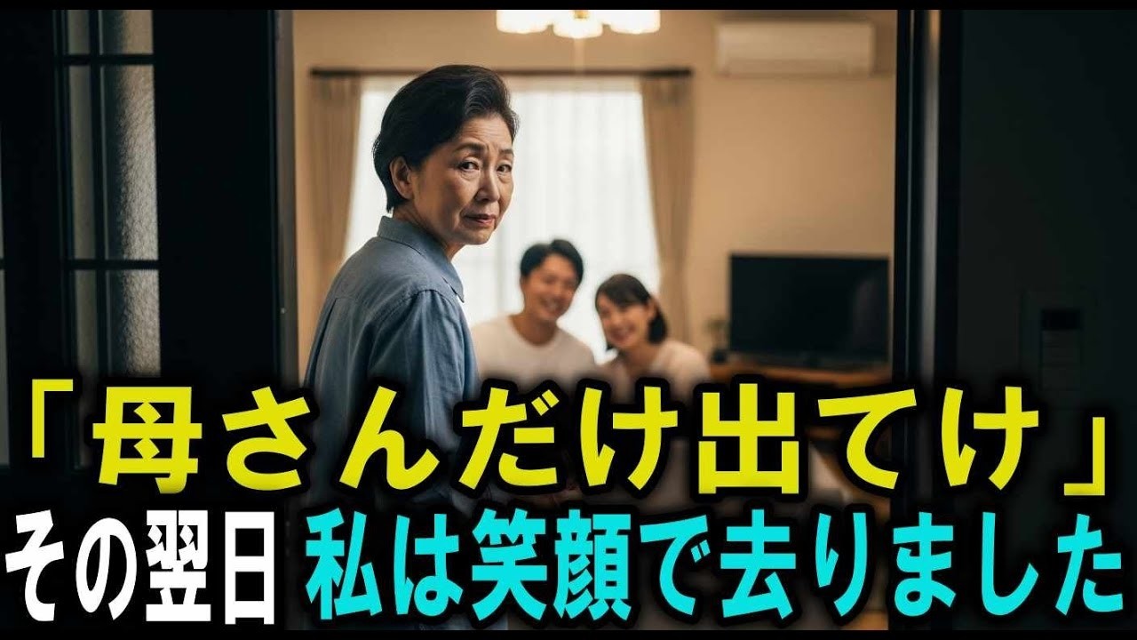 「家財は全部置いて出てけ」──嫁両親を優先した息子夫婦へ。私は静かに消え、“翌朝の通知”で黙らせました