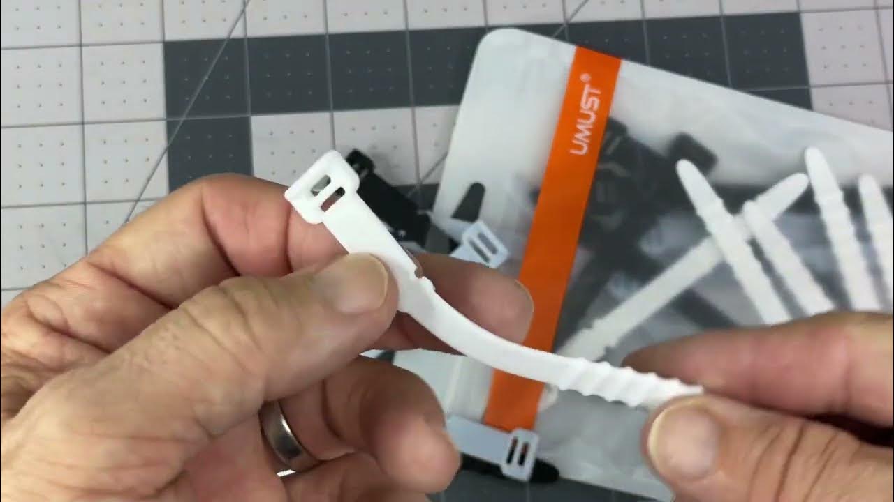 UMUST Silicone Zip Ties, Cord Organizer, Silicone Cable Ties Review