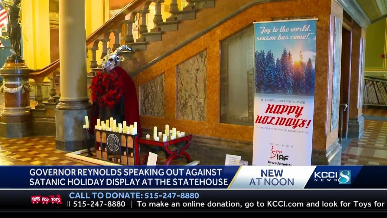 Iowa governor calls satanic display inside Capitol building 'absolutely objectionable'