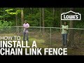 How to Install a Chain Link Fence