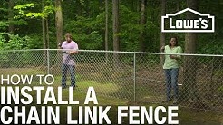 How to Install a Chain Link Fence