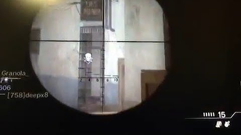 【CoD.MW3】S&DでSR低空ジャンプキル