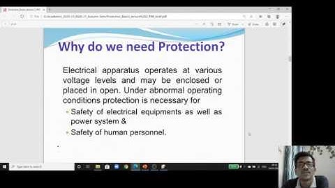 Basics Power System Protection SGP PRB