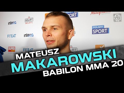 Mateusz Makarowski o przenosinach do WCA Fight Team: "Jest szansa się bardzo dobrze rozwinąć"