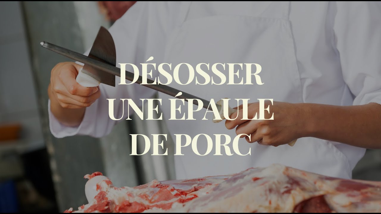 Découpe et Désossage d'une Épaule de Porc d'Ardèche - Préparation pour