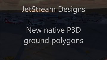 JetStream Designs native P3D ground polygons