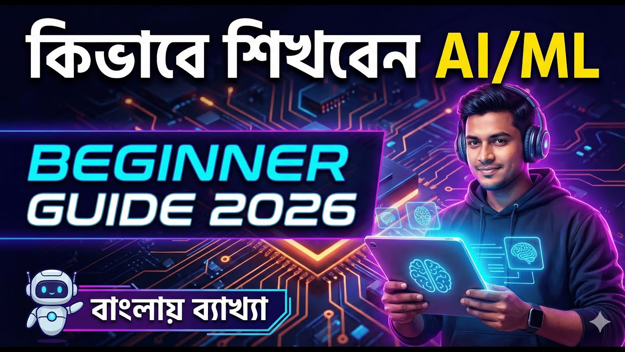 How to Learn AI/ML as a Beginner  explained in Bangla