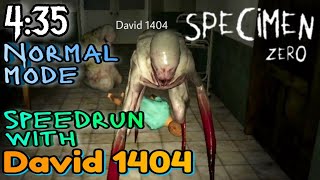 Specimen Zero speedrun with @David1404 (Normal mode 4:35)