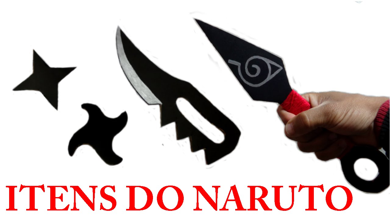 Diy Naruto: Como Fazer 5 itens (Super Fácil)