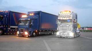 Czech Truck Fest 2010 - evening show - best lit trucks 2