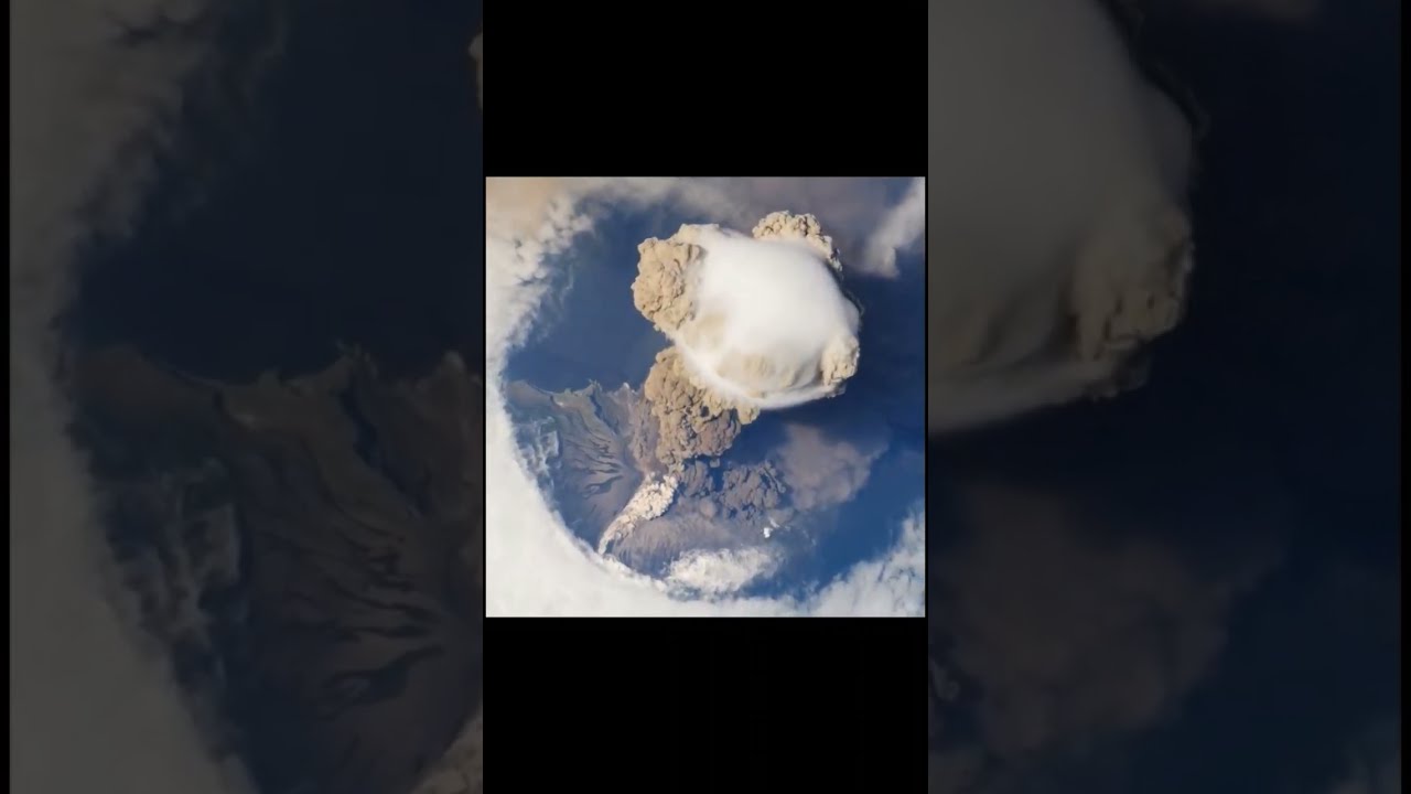 NASA Sarychev Volcano Eruption From The International Space Station Nasa Astronomy Chandrayaan3