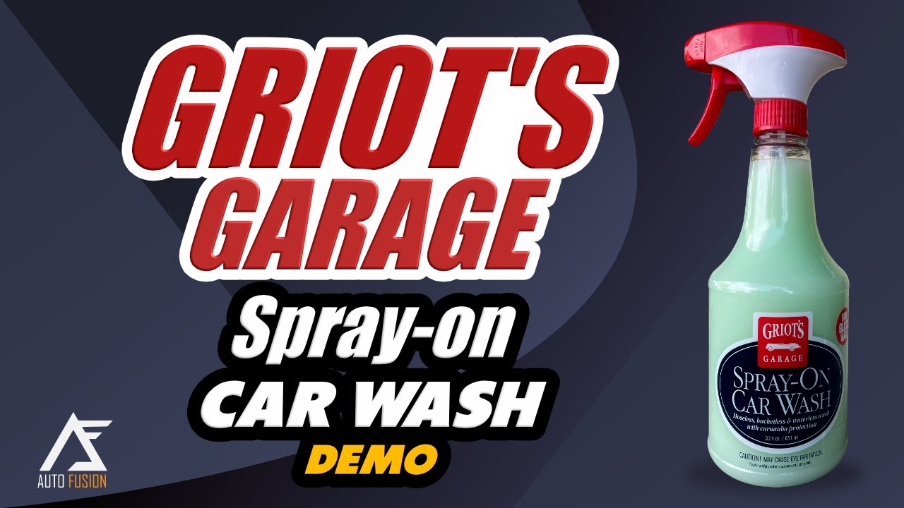 Griots Garage Spray on Car Wash Demo YouTube