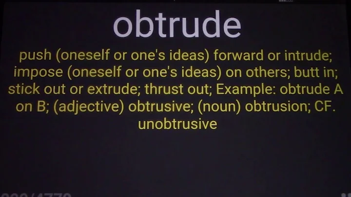 4700 GRE English Vocabulary Words - part 4