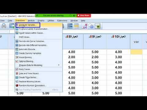 فيديو: كيف تحسب الارتباط اللحظي لمنتج Pearson في SPSS؟