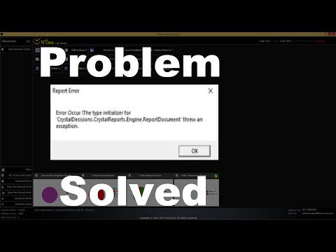 How to Resolve Ontime Software Crystal Report Errors