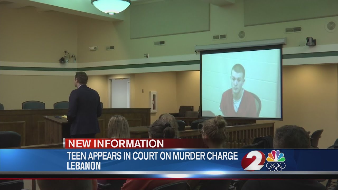 Teen appears in court on murder charge - YouTube