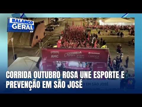 Corrida Outubro Rosa reúne participantes em São José neste sábado