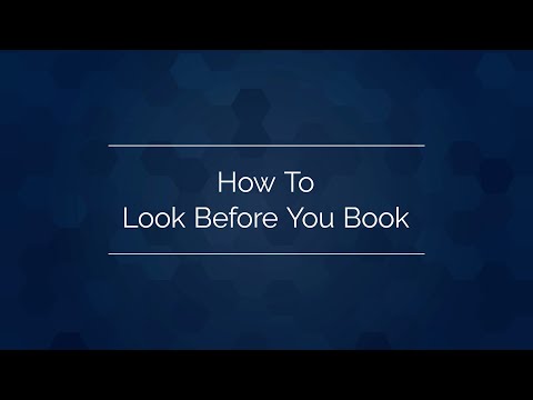 How To Look Before You Book