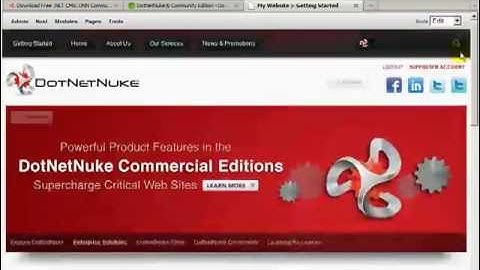 DotNetNuke Tutorial - How to Install DotNetNuke 6 part 2 of 2 - Video #248