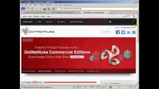DotNetNuke Tutorial - How to Install DotNetNuke 6 part 2 of 2 - Video #248