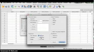 Crosstabs and Chi-Squares in SPSS