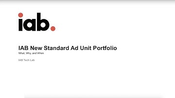 The IAB New Ad Portfolio: What, Why, & When (Webinar)