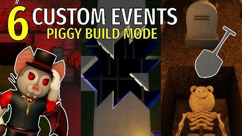 🪄 6 CUSTOM EVENTS in PIGGY: BUILD MODE! - Roblox
