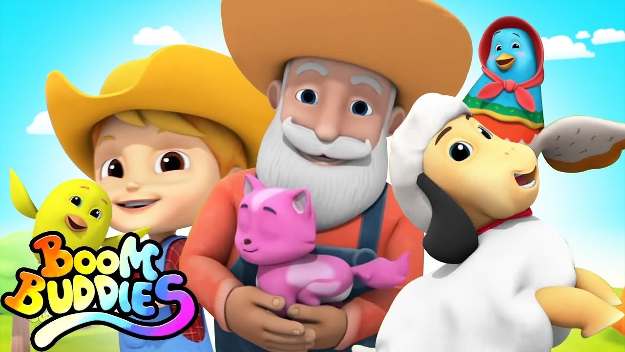 🔴 LIVE: Boom Buddies Le vieux MacDonald avait une ferme | Comptines et Chansons pour Enfants