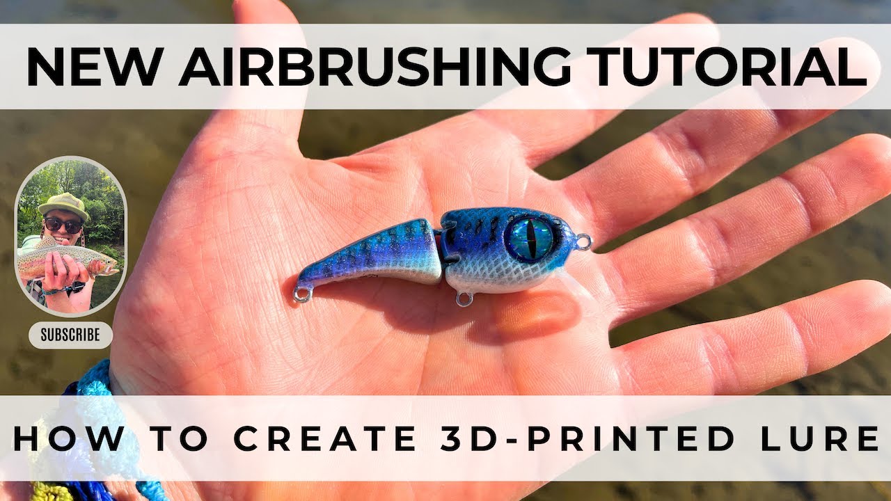 New airbrushing tutorial - How to create a 3D-printed lure New airbrushing tutorial - How to create a 3D-printed lure