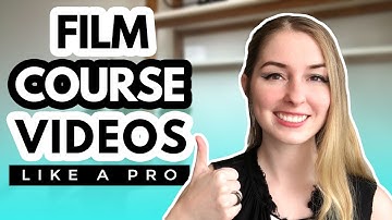 Filming Online Course Videos 2021 Tips for SUCCESS