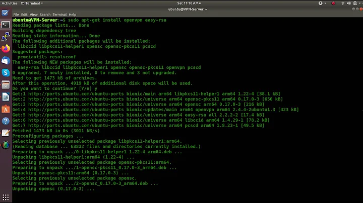 Configure OpenVPN Server On Ubuntu 18.04