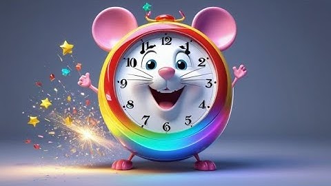 Tick Tock Mouse and the Clock | Time-Telling Nursery Rhyme for Toddlers | Fun Learning Song for Kids