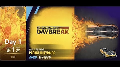 Pagani Huayra BC | Daybreak | Need For Speed: No Limits | Day 1