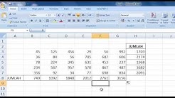 cara rumus penjumlahan di excel - Durasi: 3.19. 