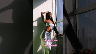 Silver in the sun #stormform #silver #silverdress #maxidress... #Shorts #stormformtiktok