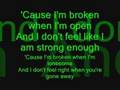 Amy lee and seether  broken