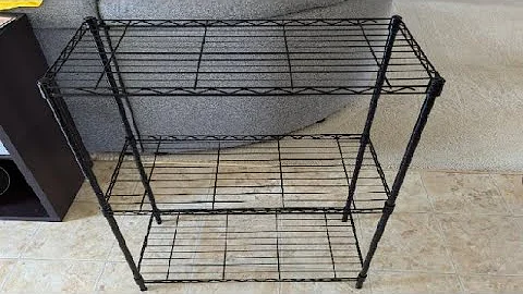 Honest review of MZG 4 Tier Storage Rack Metal Wire Shelving Unit, Storage Standing Household Shelf