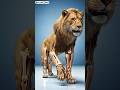 What If a Lion Lost Its Bone Strength for 1 Second? 🦁 #loinfacts #animalfacts #shorts