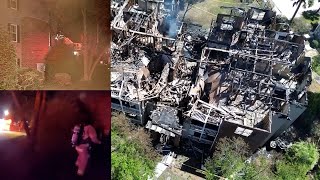 Video details rescues at Chatham County apartment fire