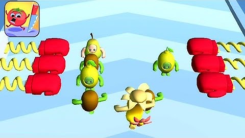 Fruit rush - gameplay all level with aig 32 -34 android ios games