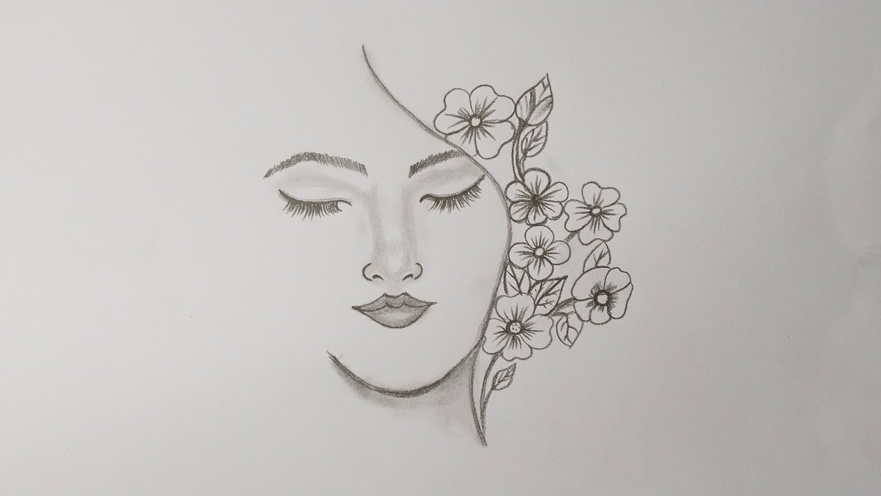 Ladki ki Chitra Kaise banaye How to Draw a Girl Face Girl face