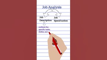 Job Analysis and its Components| Job Description Vs Job Specification| Human Resource Management|HRM