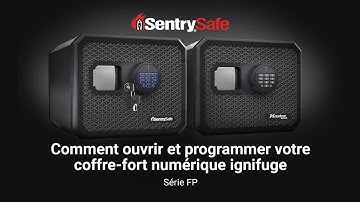 How to Open and Program a SentrySafe FP Series Digital Safe (French Canadian)
