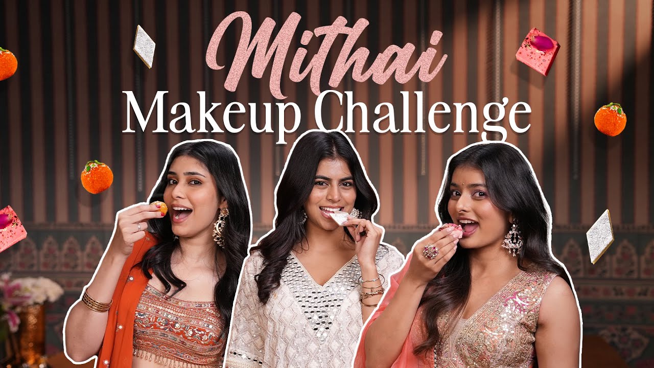 Mithai Makeup Challenge 🥥🍡 | SSBeauty Team recreates the perfect looks for Shaadi Season ✨