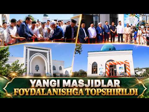 Yangi masjidlar foydalanishga topshirildi II Jizzax 24