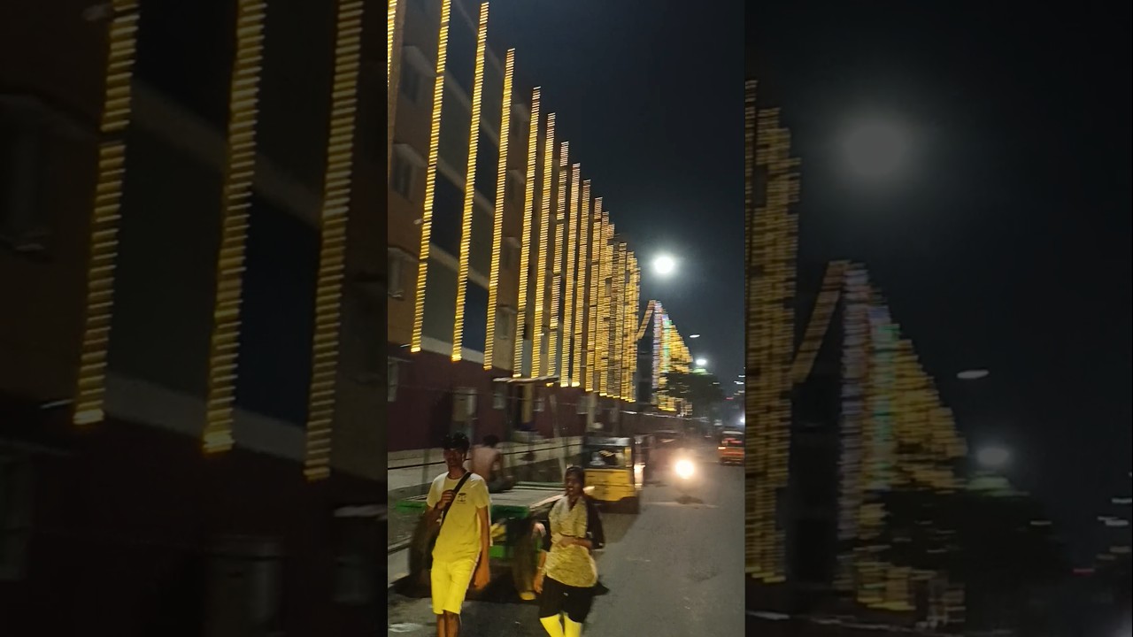 vyasarpadi new housing board night effect 12.9.2025 