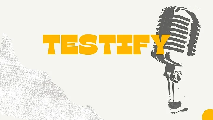 09.26.2021| Pastor Sarah Brack | Testify