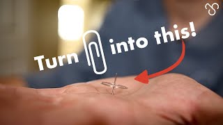 How to Turn Paperclips into Spinning Tops!